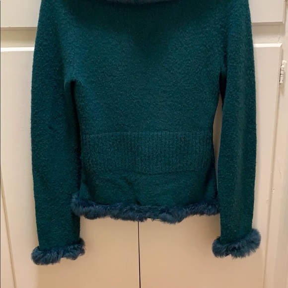 Bebe rabbit fur trim sweater - Picture 8 of 8